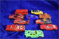 10 Vintage Used Matchbox and Matchbox Style Cars