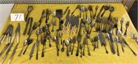 SILVERPLATED CUTLERY LOT