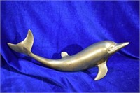 Medium Size Brass Dolphin