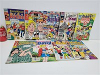 Lot de 9 bandes dessinées vintage de la série