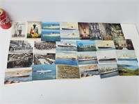 Lot de 28 cartes postales anciennes