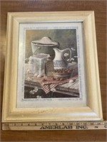 NICE COUNTY KITCHEN FRAMED PICTURE
