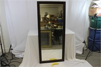 Vintage Wood Frame Full Length Mirror