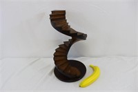 Wooden Miniature Spiral Staircase