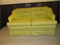 Pale Green Loveseat