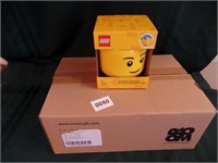 6 Lego Storage Head Mini