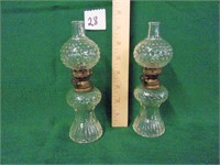 pr. miniature kerosine lamps