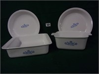 4 pcs. corning ware