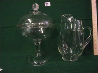 lg. compote, pitcher