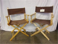 2 directors chairs
