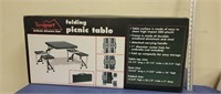 Texsport Folding Picnic Table (unopened)