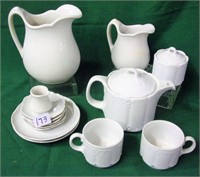 ironstone pitchers-Rosenthal tea set
