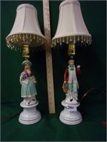 pr. figure lamps (man/women)