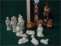 Thanksgiving-nativity figurines