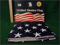 US flag in box
