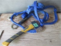 HATCHET & 14ft TOWING STRAP WITH HOOKS