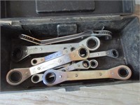 SET CLOSED END RATCHET WRENCHES IN PLASTIC