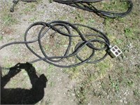 HEAVY DUTY ELECTRICAL CORD WITH RECEPTACLE