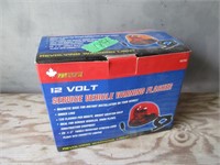 NEW 12 VOLT SERVICE WARNING FLASHER IN BOX