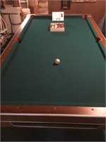 Pool table not slate overall 8 feet x 4 1/2 feet