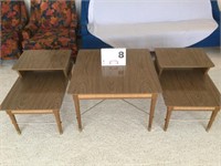 Coffee table and 2 end tables all are 20 inches