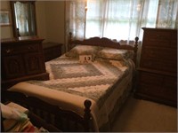 Jamestown Sterling 5 piece oak bedroom suite