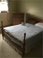 Modern Bedroom furniture full size bed and