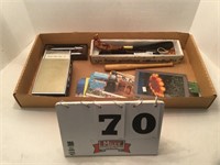 Vintage radio mini bat postcards and more lot