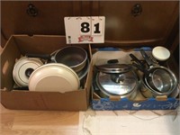 Pots and pans lot regal aluminum and ekcoware set