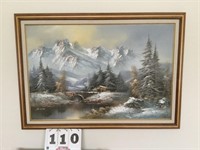Oil painting signed 41 x 30