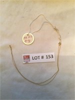 14k FED 0.4 grams necklace