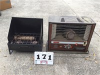 Coleman stove and toyokuni heater