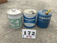 Kerosene 5 gallon and other bucket all empty