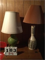 Table lamps lot of 2 tallest is @ 36 inches
