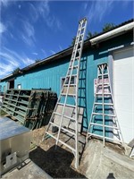 14 foot aluminum orchard ladder