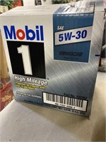 6 quarts of Mobile One synthetic motor oil. 5W-30