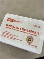 Contractors first aid kit looks to be complete