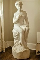 Statue, Granite Statue, Female, Draped Nude