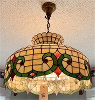 Light Fixture, Hanging Light Fixture, Stained Glas