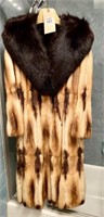 Fur Coat, Full Length, Multicolored