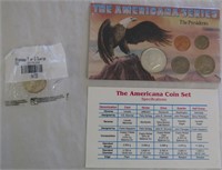 The Americana Series Coin Set & Unc. Quarter