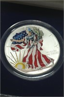 1999 Colorized Silver Eagle