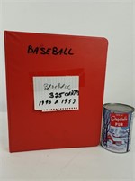 Album de 325 cartes de baseball '90-'99