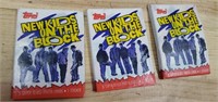 3 sealed New Kids On The Block cards