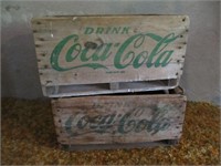2 Old Coke Boxes