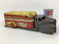 Camion antique en métal, Hiway Express