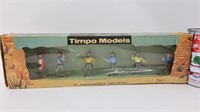 Figurines cowboys en plastique Timpo Models