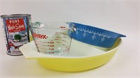 2 contenants pour cuisson & tasse à mesurer PYREX