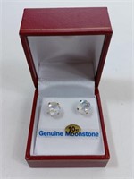 Genuine Moonstone Earrings (10kt)