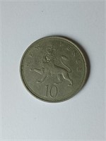 10 New Pence Coin 1968